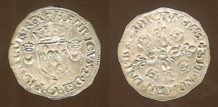 Henri II Douzain 1552 EF